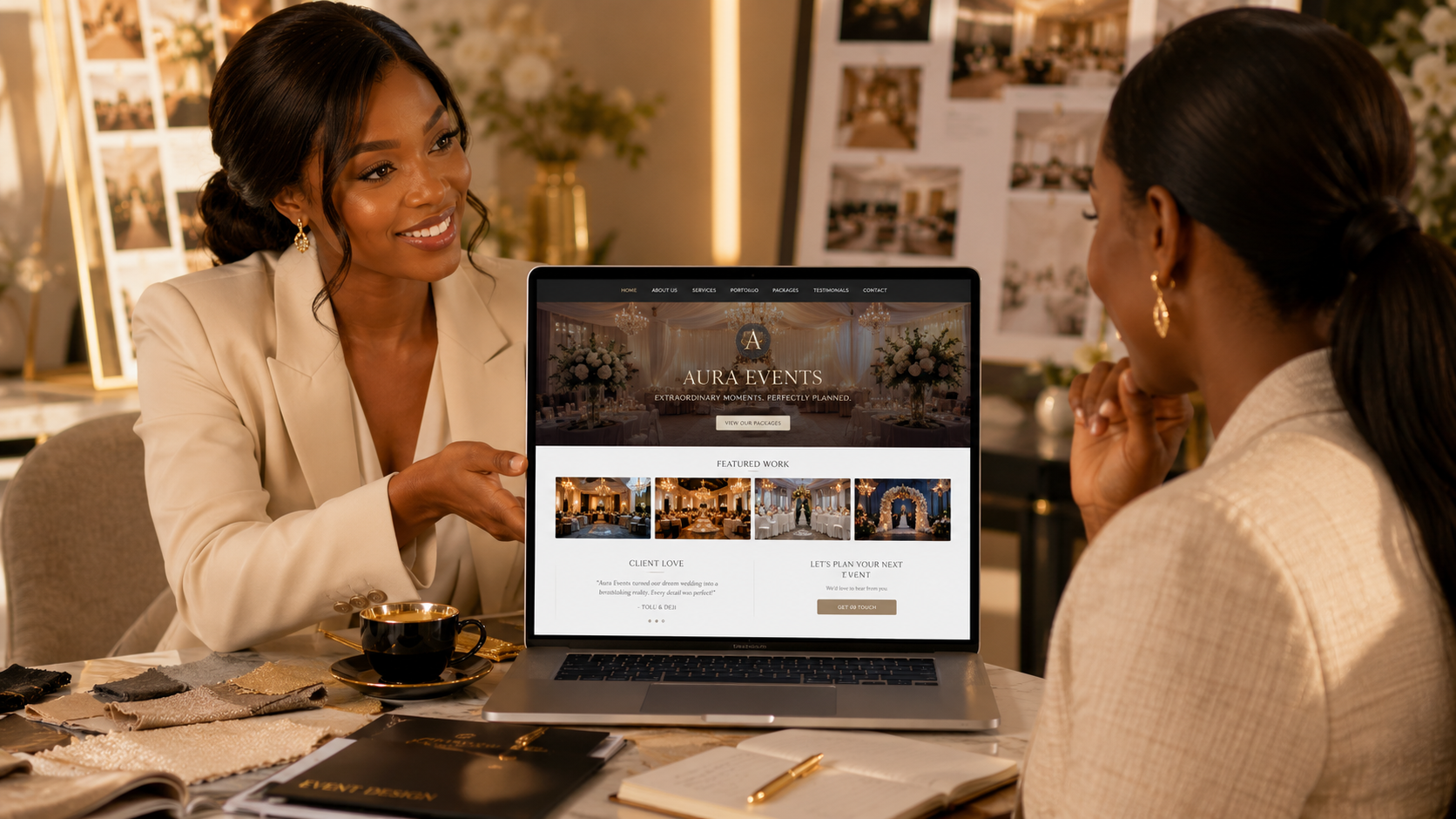 Branded page