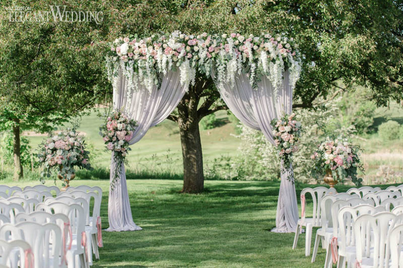 Romantic Blush Garden Moodboard